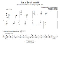 It's A Small World von Robert Bernard Sherman (Download) 