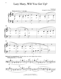 Lazy Mary, Will You Get Up? von Traditional (Download) 