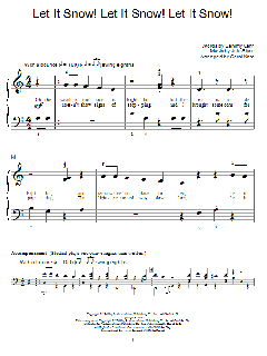 Let It Snow! Let It Snow! Let It Snow! von Sammy Cahn (Download) 