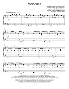 Memories von Maroon 5 (Download) 