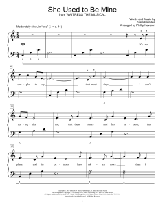 She Used To Be Mine von Sara Bareilles (Download) 