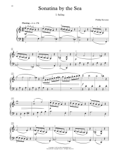 Sonatina By The Sea von Phillip Keveren (Download) 