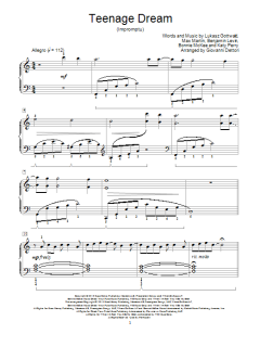 Teenage Dream von Katy Perry (Download) 