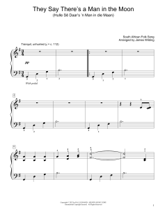 They Say There's A Man In The Moon von South African folk song (Download) 