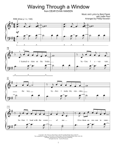 Waving Through A Window von Benj Pasek (Download) 