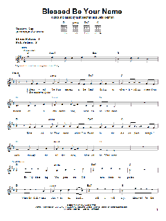 Blessed Be Your Name von Matt Redman (Download) 