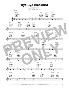 Bye Bye Blackbird von Mort Dixon (Download) 
