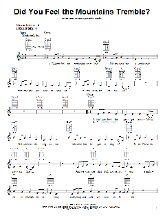 Did You Feel The Mountains Tremble? von Martin Smith (Download) 