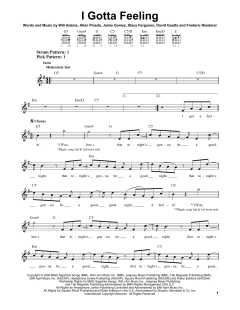 I Gotta Feeling von Will Adams (Download) 