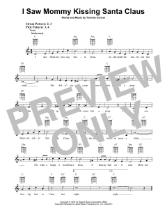 I Saw Mommy Kissing Santa Claus von Tommie Connor (Download) 