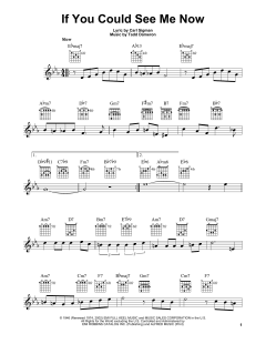 If You Could See Me Now von Carl Sigman (Download) 