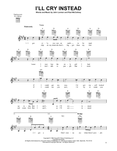 I'll Cry Instead von The Beatles (Download) 