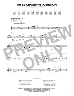 I'm So Lonesome I Could Cry von Elvis Presley (Download) 