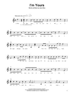 I'm Yours von Jason Mraz (Download) 