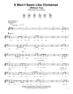 It Won't Seem Like Christmas von Elvis Presley (Download) 