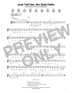 Just Tell Her Jim Said Hello von Elvis Presley (Download) 