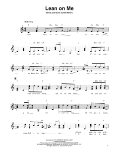 Lean On Me von Bill Withers (Download) 