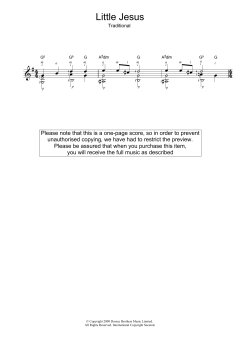 Little Jesus von Traditional Carol (Download) 