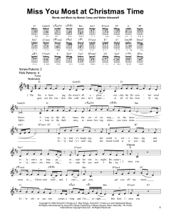 Miss You Most At Christmas Time von Mariah Carey (Download) 