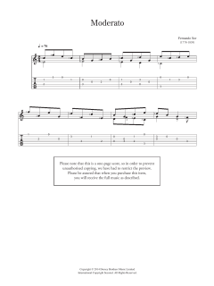 Moderato von Fernando Sor (Download) 