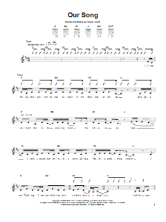 Our Song von Taylor Swift (Download) 