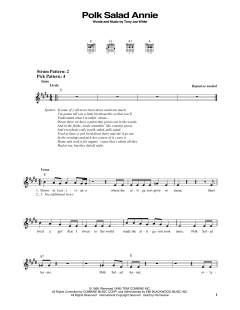 Polk Salad Annie von Elvis Presley (Download) 