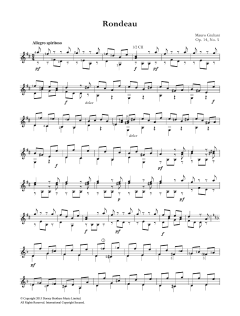 Rondeau von Mauro Giuliani (Download) 