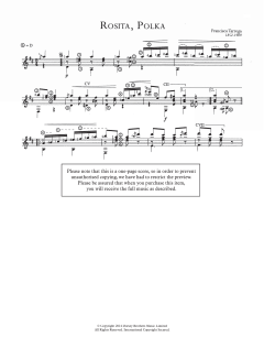 Rosita, Polka von Francisco Tárrega (Download) 