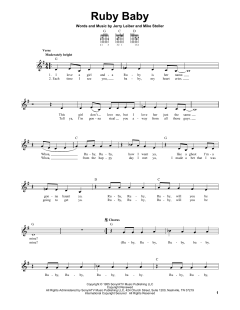 Ruby Baby von Dion (Download) 