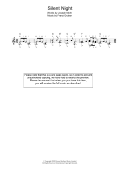 Silent Night von Joseph Franz Mohr (Download) 