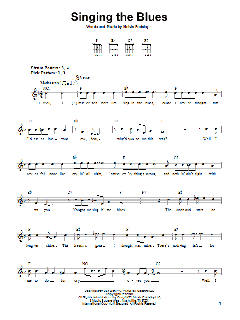 Singing The Blues von Guy Mitchell (Download) 