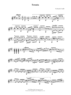 Sonata von Ferdinando Carulli (Download) 