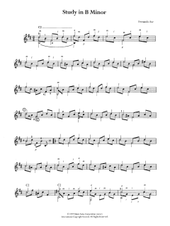 Study In B Minor von Fernando Sor (Download) 