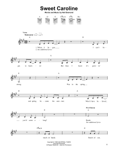 Sweet Caroline von Neil Diamond (Download) 