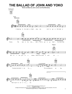 The Ballad Of John And Yoko von The Beatles (Download) 