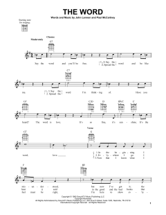 The Word von The Beatles (Download) 