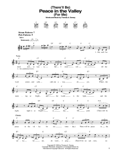 There Will Be Peace In The Valley For Me von Elvis Presley (Download) 