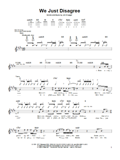 We Just Disagree von Billy Dean (Download) 