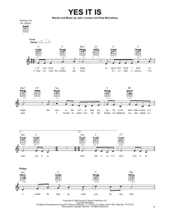 Yes It Is von The Beatles (Download) 
