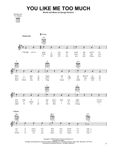 You Like Me Too Much von The Beatles (Download) 