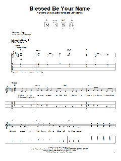 Blessed Be Your Name von Matt Redman (Download) 