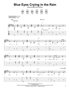 Blue Eyes Crying In The Rain von Elvis Presley (Download) 