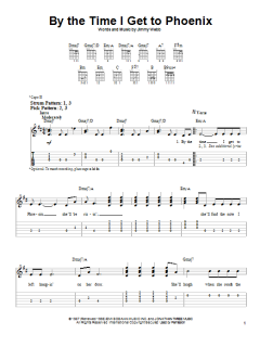 By The Time I Get To Phoenix von Jimmy Webb (Download) 