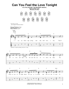 Can You Feel The Love Tonight von Elton John (Download) 