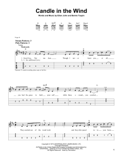 Candle In The Wind von Elton John (Download) 