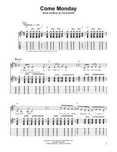 Come Monday von Jimmy Buffett (Download) 