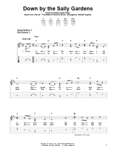 Down By The Sally Gardens von William Butler Yeats (Download) 