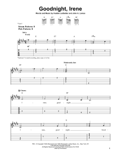 Goodnight, Irene von John A. Lomax (Download) 