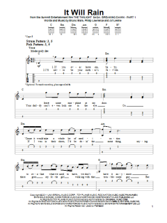 It Will Rain von Bruno Mars (Download) 