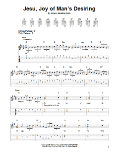 Jesu, Joy Of Man's Desiring von Johann Sebastian Bach (Download) 